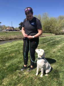 samantha and lab